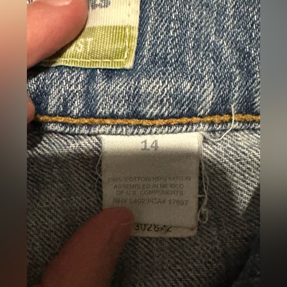 Old Navy Low Waist Blue Jeans Size 14 - Picture 4 of 4
